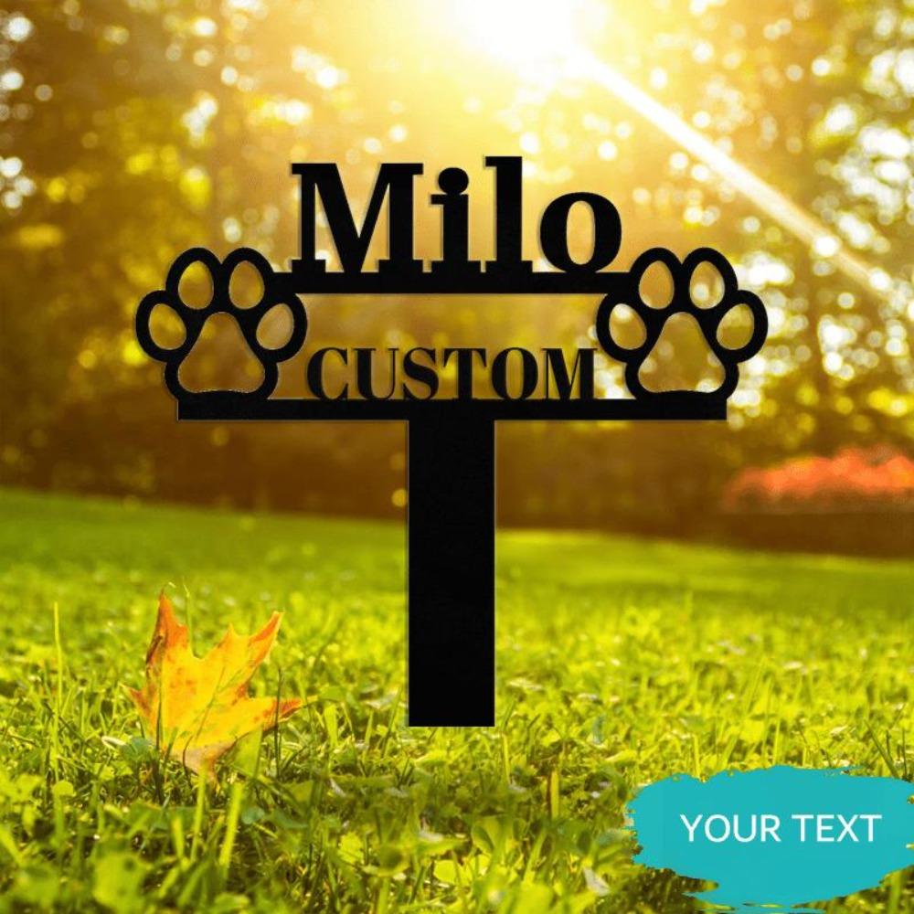 Custom Pet Memorial Metal Sign Dog Cat Grave Marker Outdoor Garden Stake 12inch/30cm
Custom Pet Memorial Metal Sign Dog Cat Grave Marker Outdoor Garden Stake 12inch/30cm