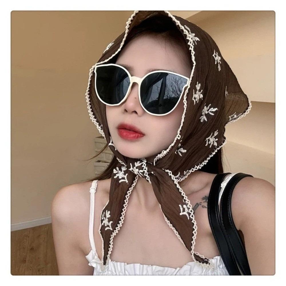 Headwear Silk Scarves Headband Triangle Headscarf Elegant Floral Hair Wrap Summer кавовий
Headwear Silk Scarves Headband Triangle Headscarf Elegant Floral Hair Wrap Summer кавовий
