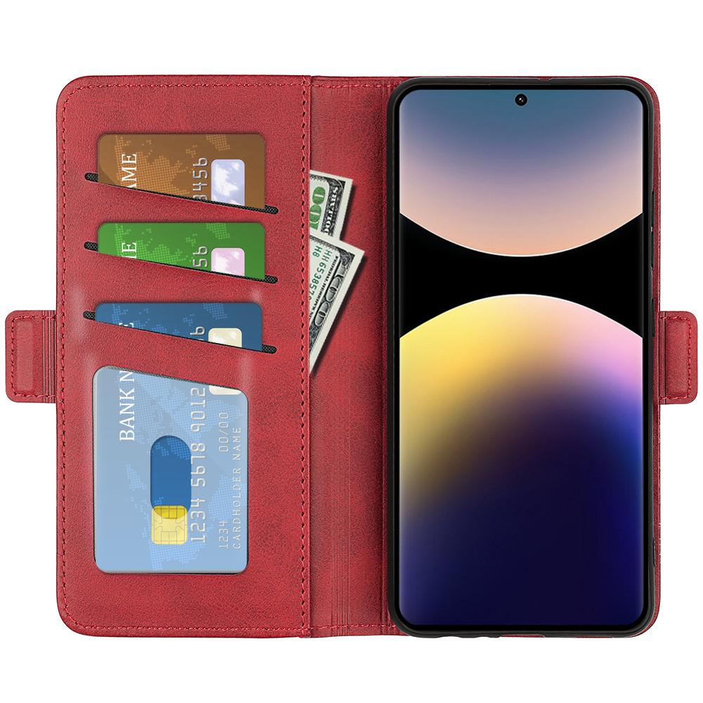 For Xiaomi Redmi Note 14 Pro 4G Stand Case Calf Texture Leather Wallet Phone Cover Yellow
For Xiaomi Redmi Note 14 Pro 4G Stand Case Calf Texture Leather Wallet Phone Cover Yellow