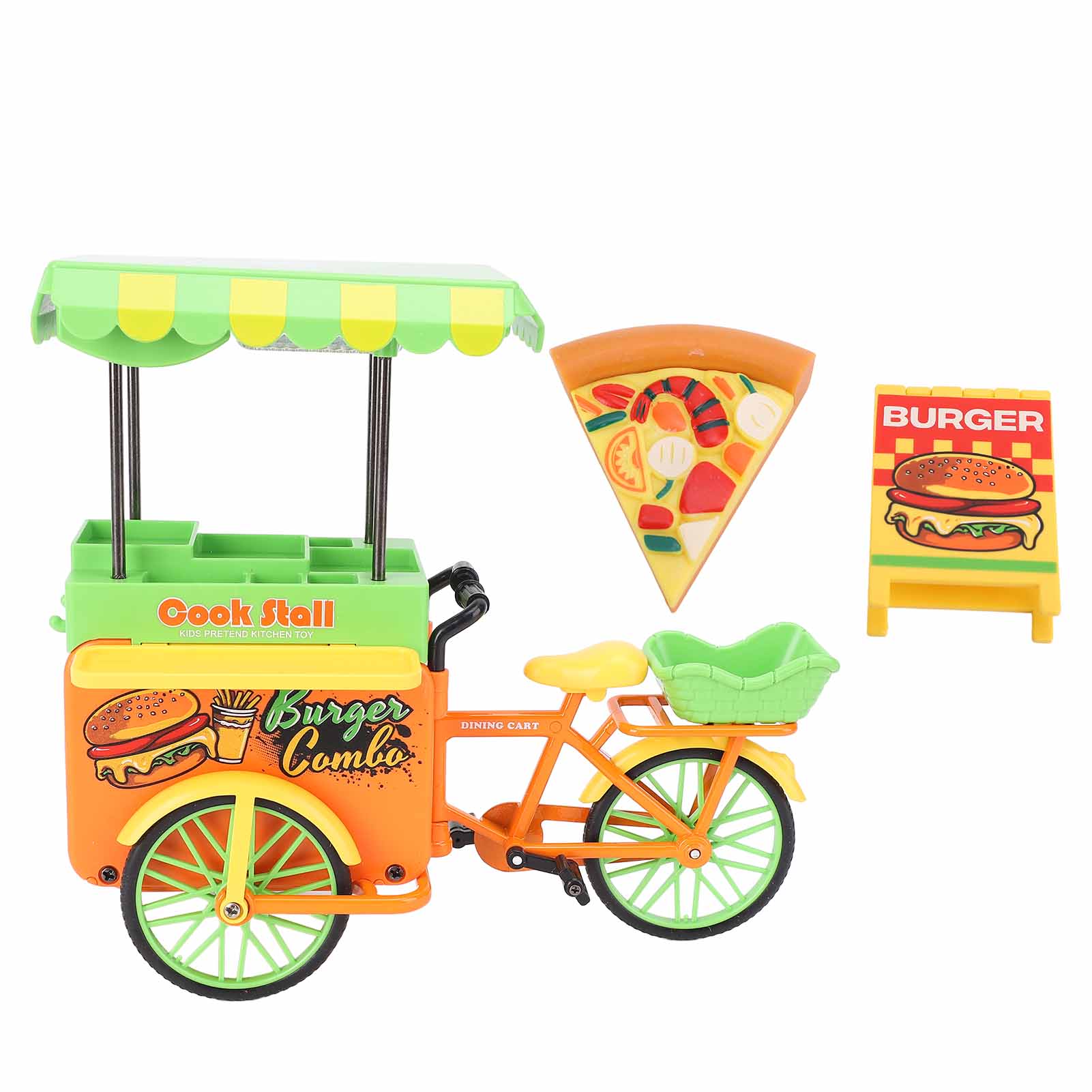 Игровой набор Трехколесный велосипед с едой Очаровательный Детализированный Красочный Игрушечный трехколесный велосипед с едой Игрушки для ролевых игр для малышей 1:10
Игровой набор Трехколесный велосипед с едой Очаровательный Детализированный Красочный Игрушечный трехколесный велосипед с едой Игрушки для ролевых игр для малышей 1:10