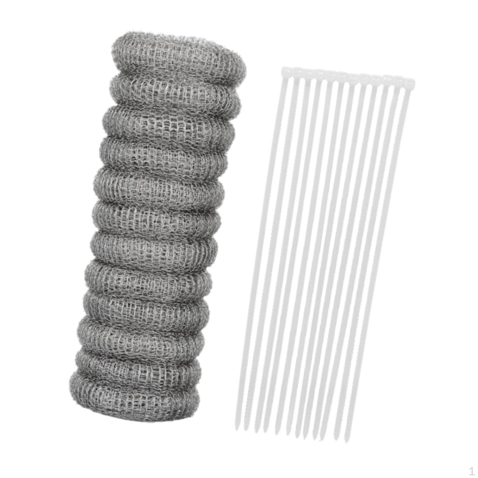 Lint Catchers for Washing Machine Hose with Cable Ties Hair Remover Stainless Steel 12 Pieces
Lint Catchers for Washing Machine Hose with Cable Ties Hair Remover Stainless Steel 12 Pieces