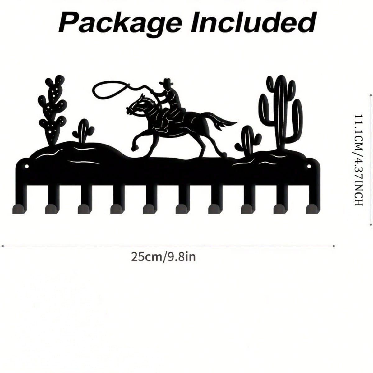 Metal Cowboy Hat Wall Hook Rack Western Decor Bar Hanging Storage Organizer TY6315
Metal Cowboy Hat Wall Hook Rack Western Decor Bar Hanging Storage Organizer TY6315