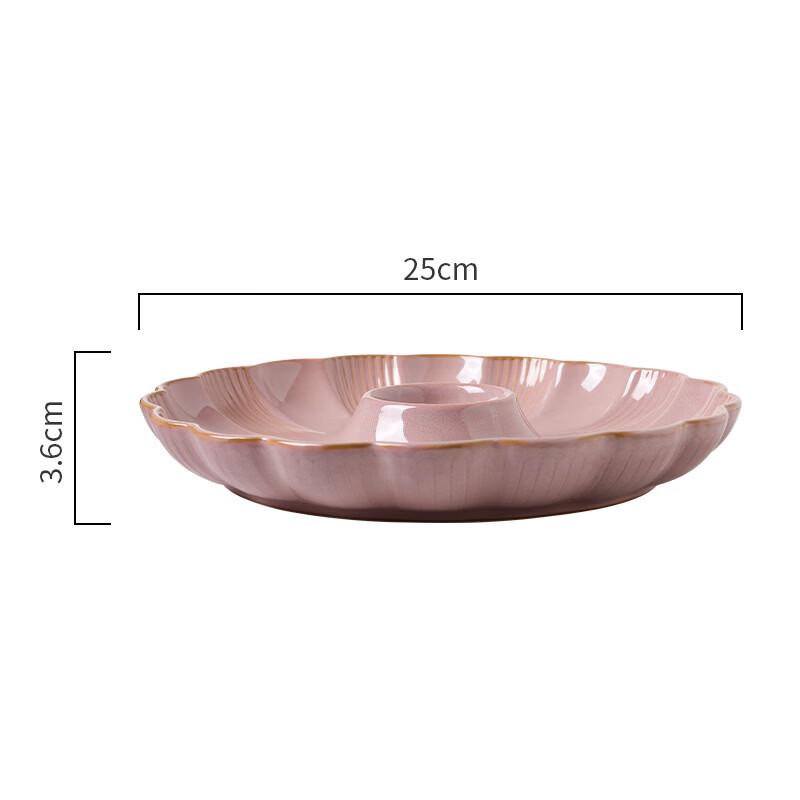 NuFeng Ceramic Serving Plate with Vinegar Dish
NuFeng Ceramic Serving Plate with Vinegar Dish