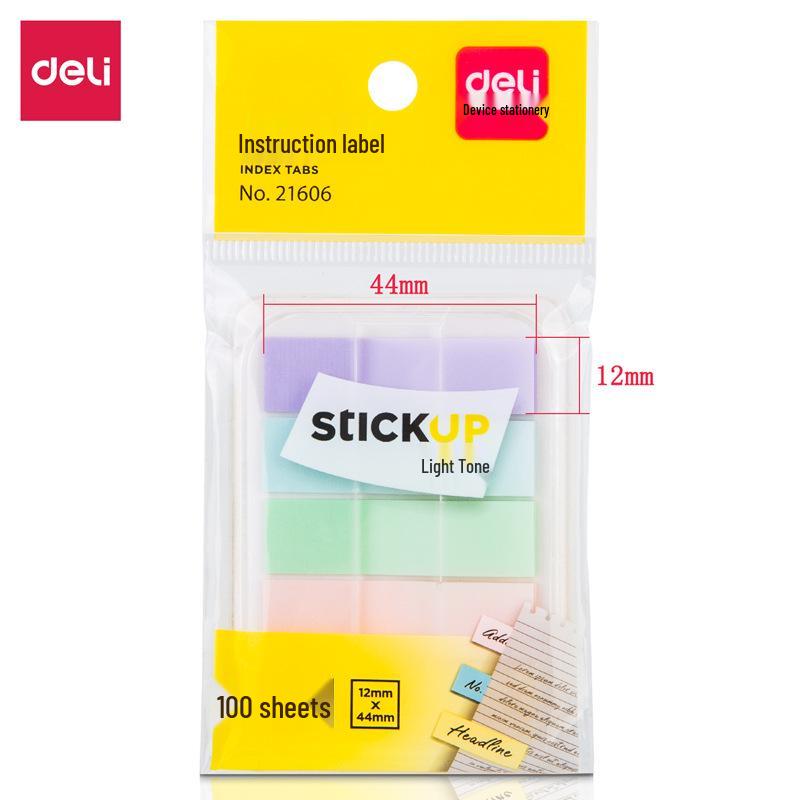 Deli 21606 Color-Coded Index Tabs & Labels for Marking and Classification
Deli 21606 Color-Coded Index Tabs & Labels for Marking and Classification