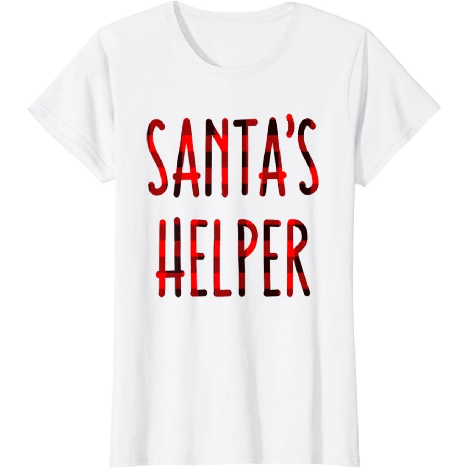 Santas Helper Mrs Claus Christmas Red Plaid T-Shirt XXXXXL білий
Santas Helper Mrs Claus Christmas Red Plaid T-Shirt XXXXXL білий