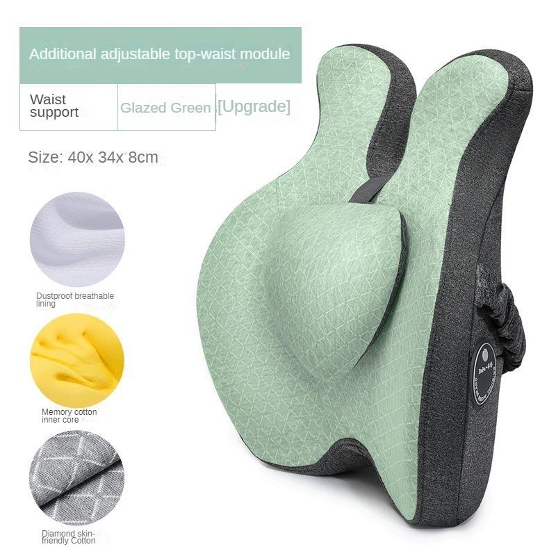 Подушка для поясницы с эффектом памяти, ортопедическая подушка для поясницы, копчика, подушка для офисного кресла, автомобильное сиденье, обезболивающая массажная подушка 42x40cm
Подушка для поясницы с эффектом памяти, ортопедическая подушка для поясницы, копчика, подушка для офисного кресла, автомобильное сиденье, обезболивающая массажная подушка 42x40cm