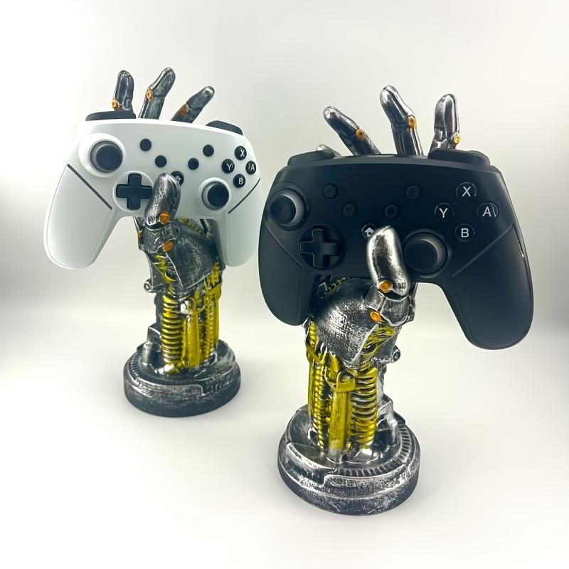 New Creative Games Controller Desktop Headphone Stand Cyberpunk Mechanical Arm Simulated Robot Hand Sculpture Stautes Decoration
New Creative Games Controller Desktop Headphone Stand Cyberpunk Mechanical Arm Simulated Robot Hand Sculpture Stautes Decoration