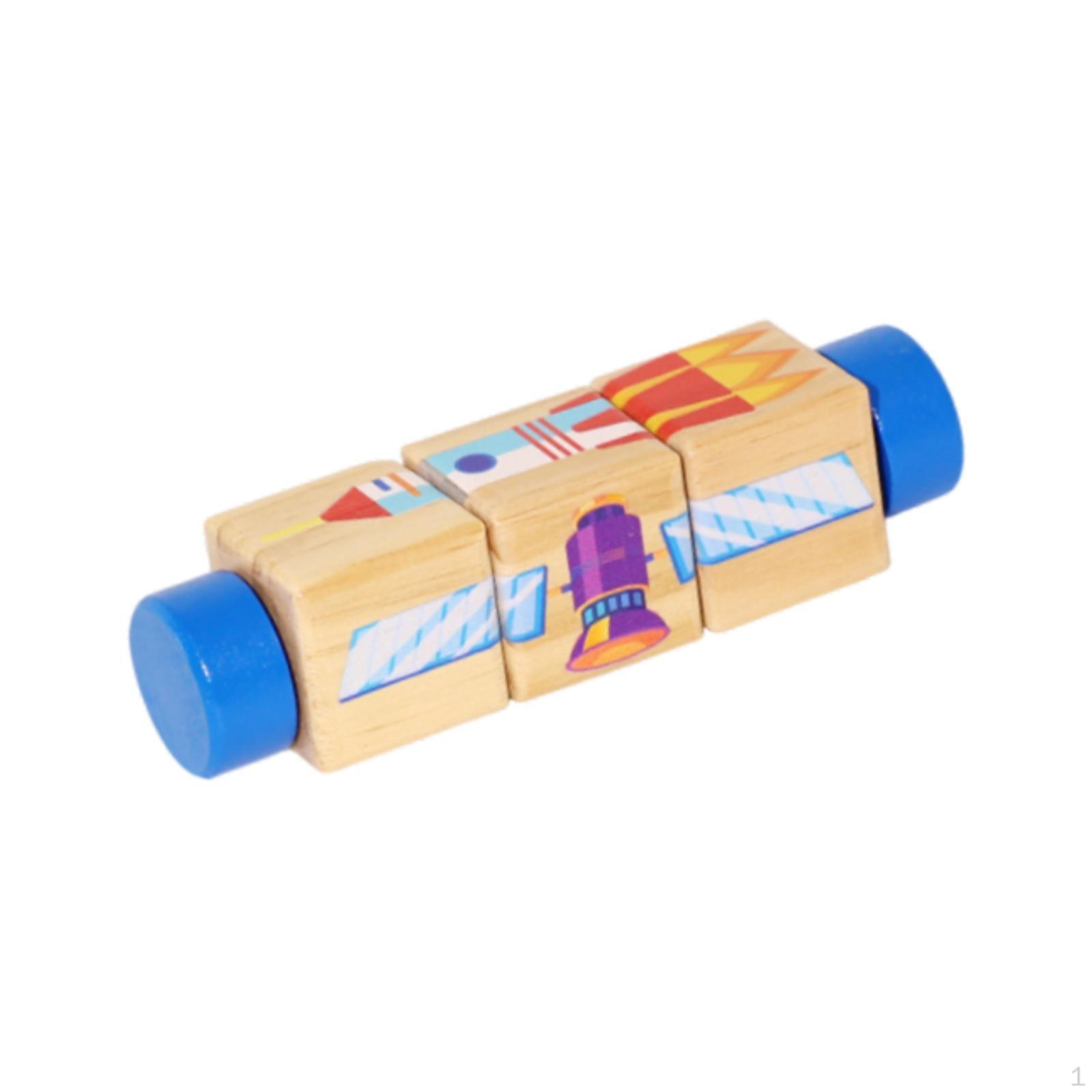 3D Rotating Wooden Puzzle, Toy for Children, Building Blocks, Fine Motor Skills, Interactive, Style J
3D Rotating Wooden Puzzle, Toy for Children, Building Blocks, Fine Motor Skills, Interactive, Style J