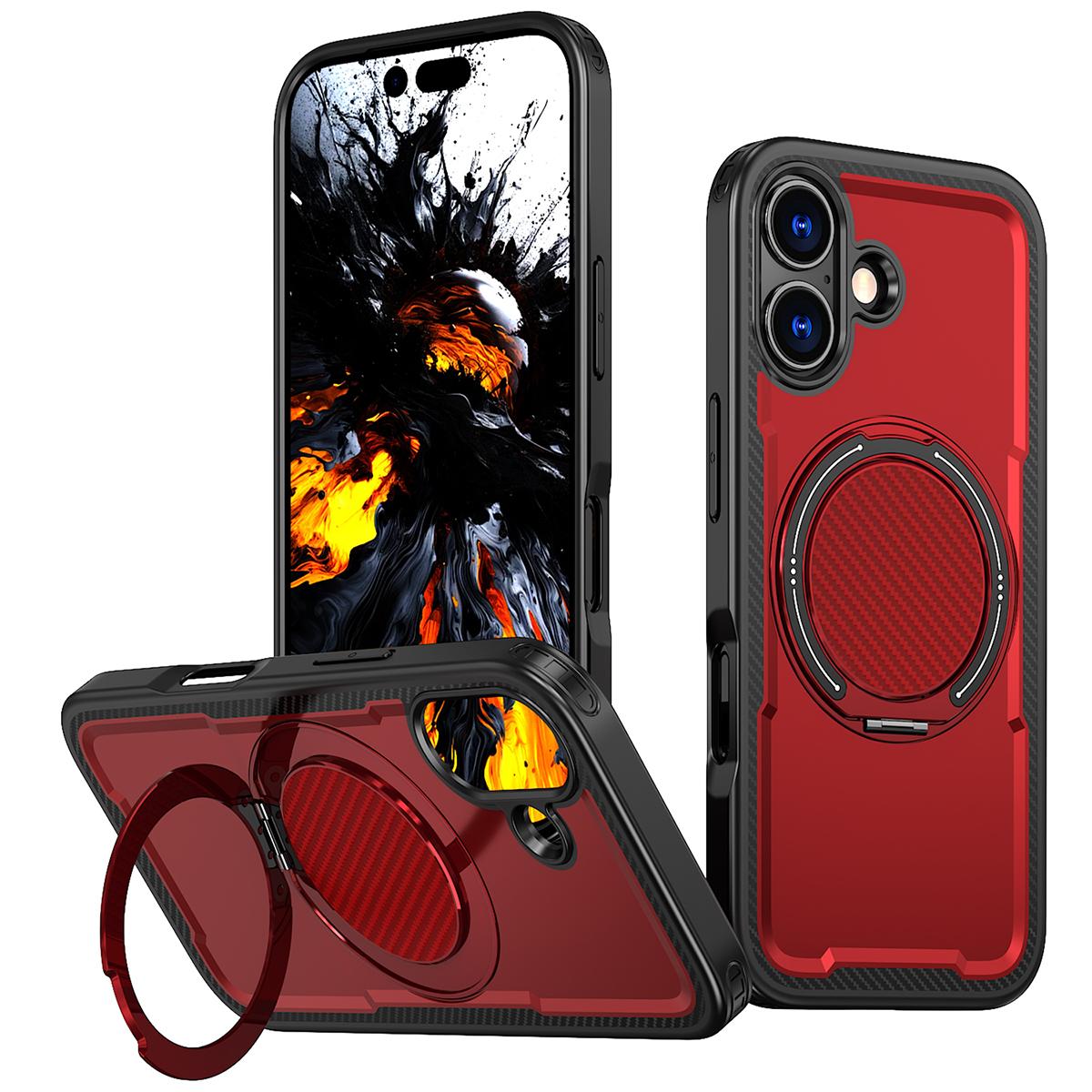 For iPhone 17 Case Compatible with MagSafe TPU + PC Kickstand Phone Cover B
For iPhone 17 Case Compatible with MagSafe TPU + PC Kickstand Phone Cover B