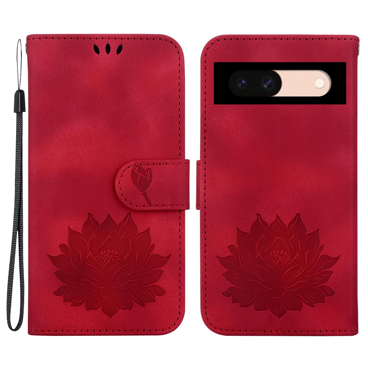 For Google Pixel 8a Case PU Leather Folio Flip Phone Cover Lotus Pattern Red
For Google Pixel 8a Case PU Leather Folio Flip Phone Cover Lotus Pattern Red
