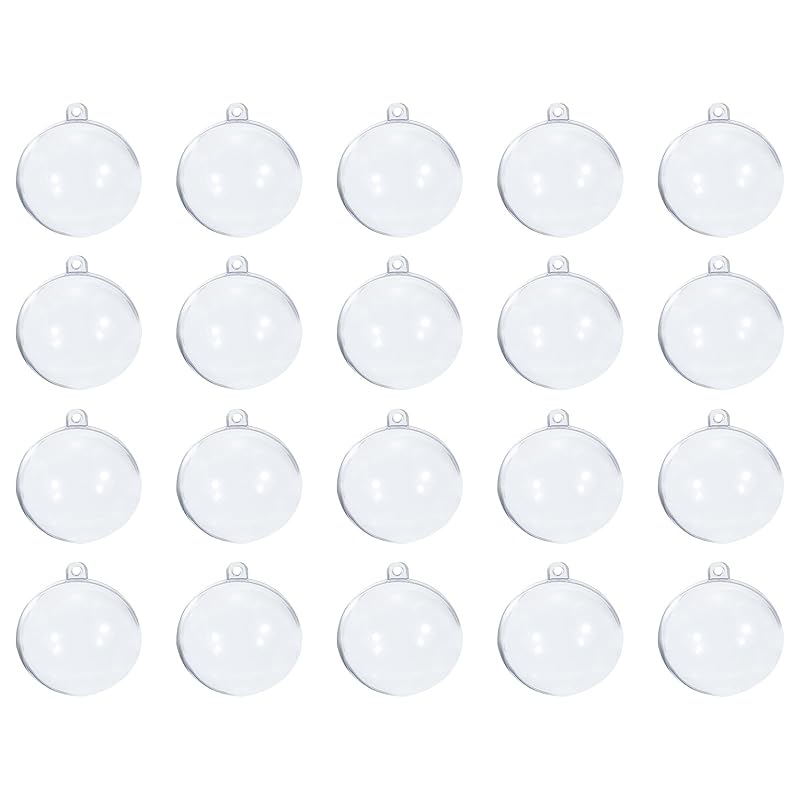 PATIKIL 50 mm clear plastic ornament balls 20 pieces christmas decorations hanging ornament balls holiday wedding party for home decoration
PATIKIL 50 mm clear plastic ornament balls 20 pieces christmas decorations hanging ornament balls holiday wedding party for home decoration