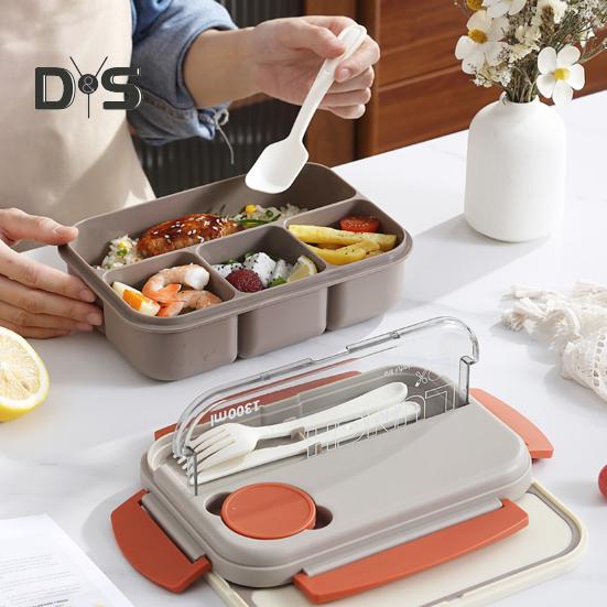 1300 мл Bento Lunch Box 4-секционный герметичный контейнер для ланча с коробкой для специй Посуда для приготовления пищи Контейнер для хранения продуктов синий
1300 мл Bento Lunch Box 4-секционный герметичный контейнер для ланча с коробкой для специй Посуда для приготовления пищи Контейнер для хранения продуктов синий