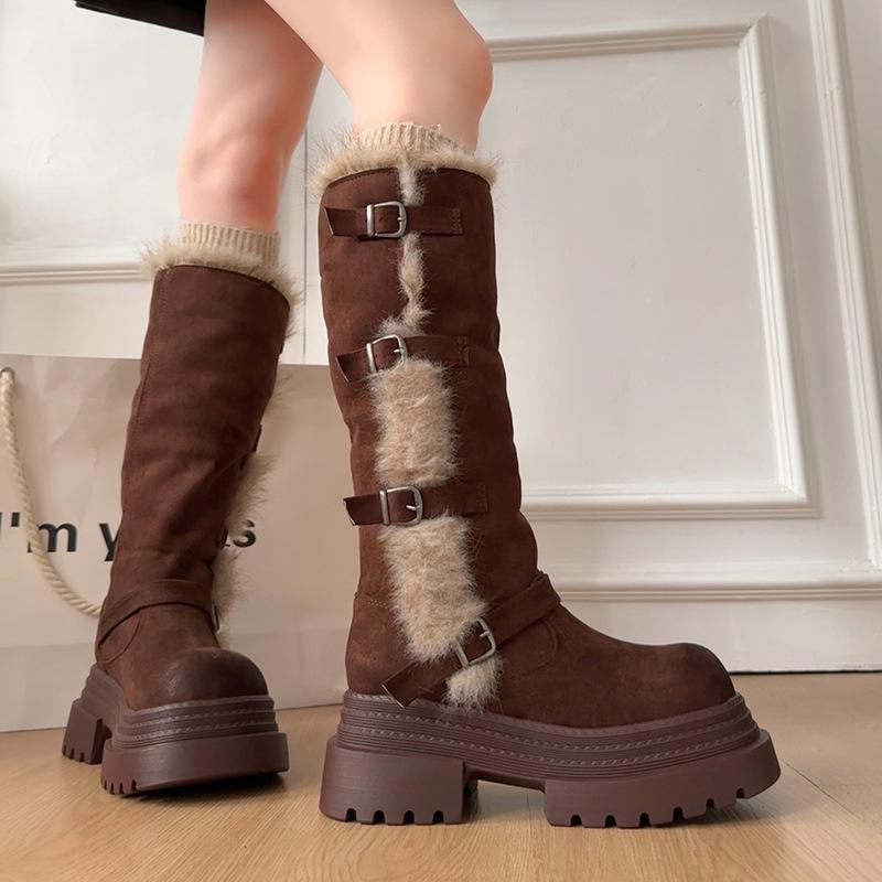 Women s Large Size Soft Elastic Winter Warm Cold Padded Snow Boots Non-slip Wear-resistant Outdoor Leisure Sports Flip-flop Two-wear Cotton Boots 40 темно-коричневого кольору
Women s Large Size Soft Elastic Winter Warm Cold Padded Snow Boots Non-slip Wear-resistant Outdoor Leisure Sports Flip-flop Two-wear Cotton Boots 40 темно-коричневого кольору