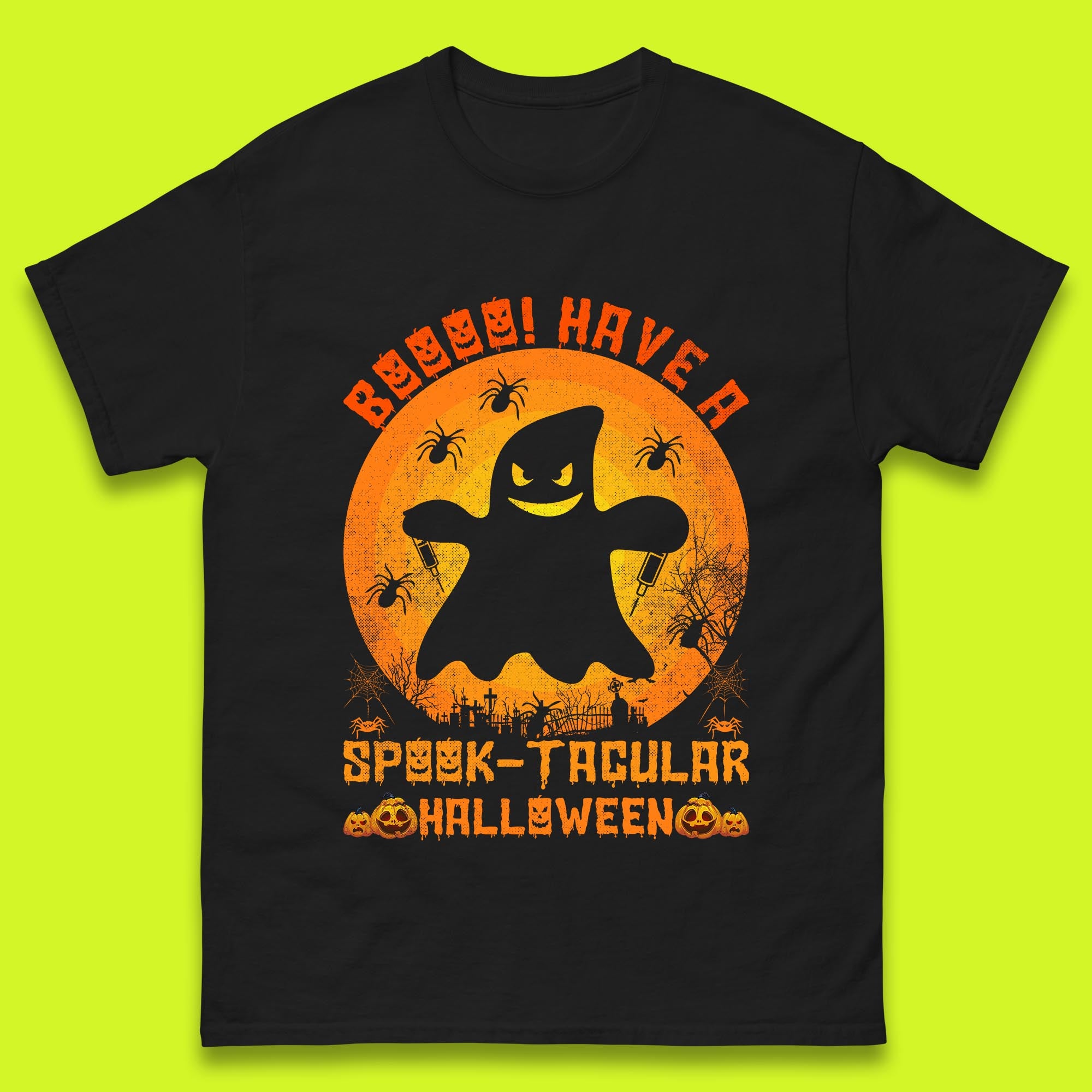 Boo Have A Spook Tacular Halloween Boo Ghost Horror Scary Spooky Season Mens Tee Top XL
Boo Have A Spook Tacular Halloween Boo Ghost Horror Scary Spooky Season Mens Tee Top XL