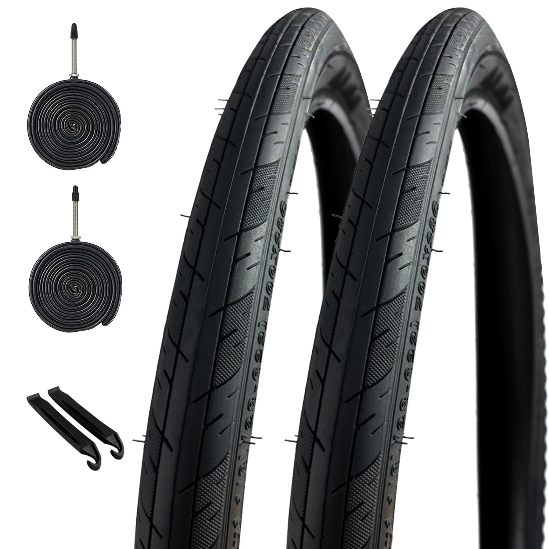 ZMZZZX Set of 2 700c Road Bike Tires: 700x25C/28C Folding Replacement Tires with Claws, Smooth, Wear-Resistant, and Grip (700*28c Claws, 2 Sets)
ZMZZZX Set of 2 700c Road Bike Tires: 700x25C/28C Folding Replacement Tires with Claws, Smooth, Wear-Resistant, and Grip (700*28c Claws, 2 Sets)
