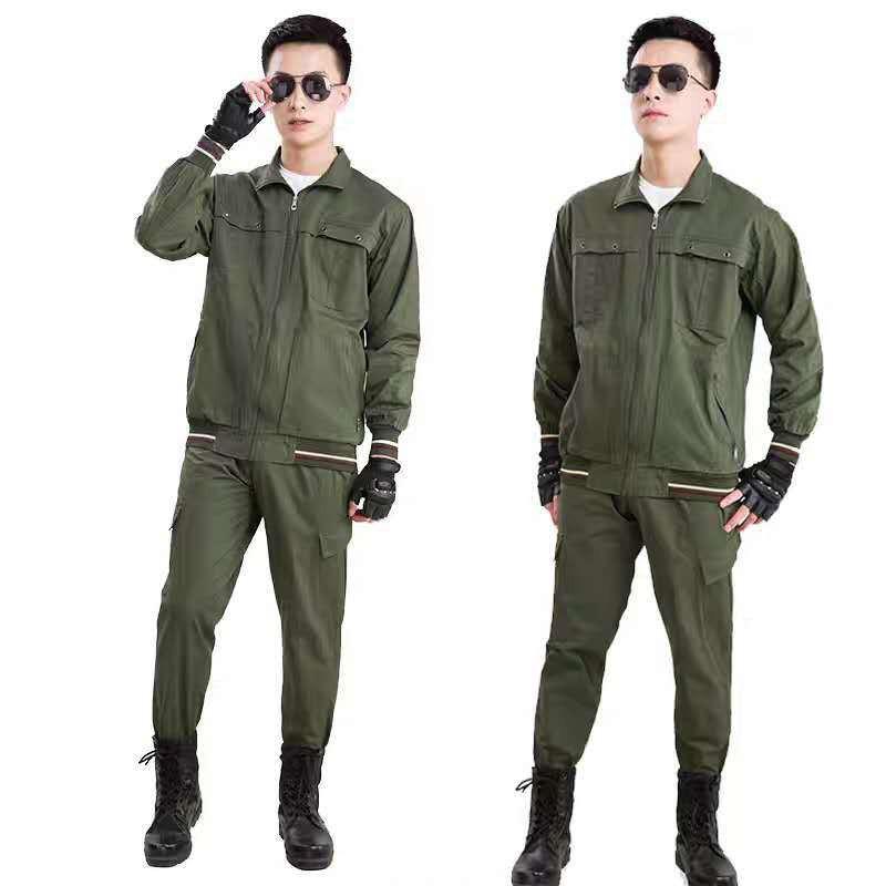 Thin Camouflage Coat Pure Cotton Overalls Suit Men s Labor Protection Clothing Welding Wear-resistant Scald-resistant Factory 190 yards
Thin Camouflage Coat Pure Cotton Overalls Suit Men s Labor Protection Clothing Welding Wear-resistant Scald-resistant Factory 190 yards