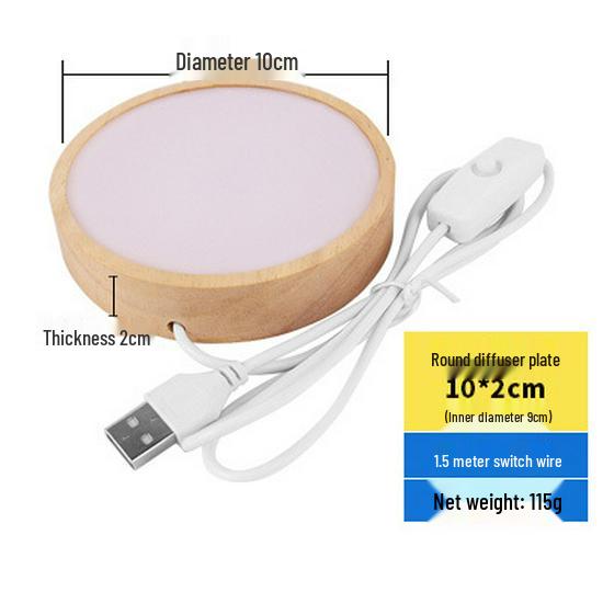 Світлодіодний нічник з масиву дерева, з USB-підключенням, Тепле та біле світло, Кругла світна кришталева куля-основа, Настільна лампа 5В Warm
Світлодіодний нічник з масиву дерева, з USB-підключенням, Тепле та біле світло, Кругла світна кришталева куля-основа, Настільна лампа 5В Warm