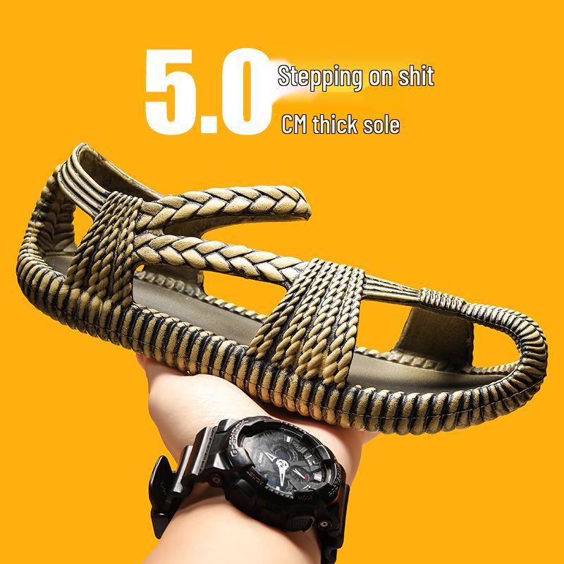 Men s Retro Open-toe Beach Sandals - Breathable, Casual, Summer Outdoor Footwear 38-39
Men s Retro Open-toe Beach Sandals - Breathable, Casual, Summer Outdoor Footwear 38-39