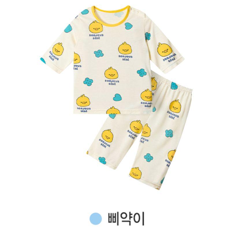 Korean Kids Cool Rayon Pajama Set Summer Breathable Soft Sleepwear Chick Print 7/10 Sleeve Children Underwear 2pcs 160(13-14Y)
Korean Kids Cool Rayon Pajama Set Summer Breathable Soft Sleepwear Chick Print 7/10 Sleeve Children Underwear 2pcs 160(13-14Y)