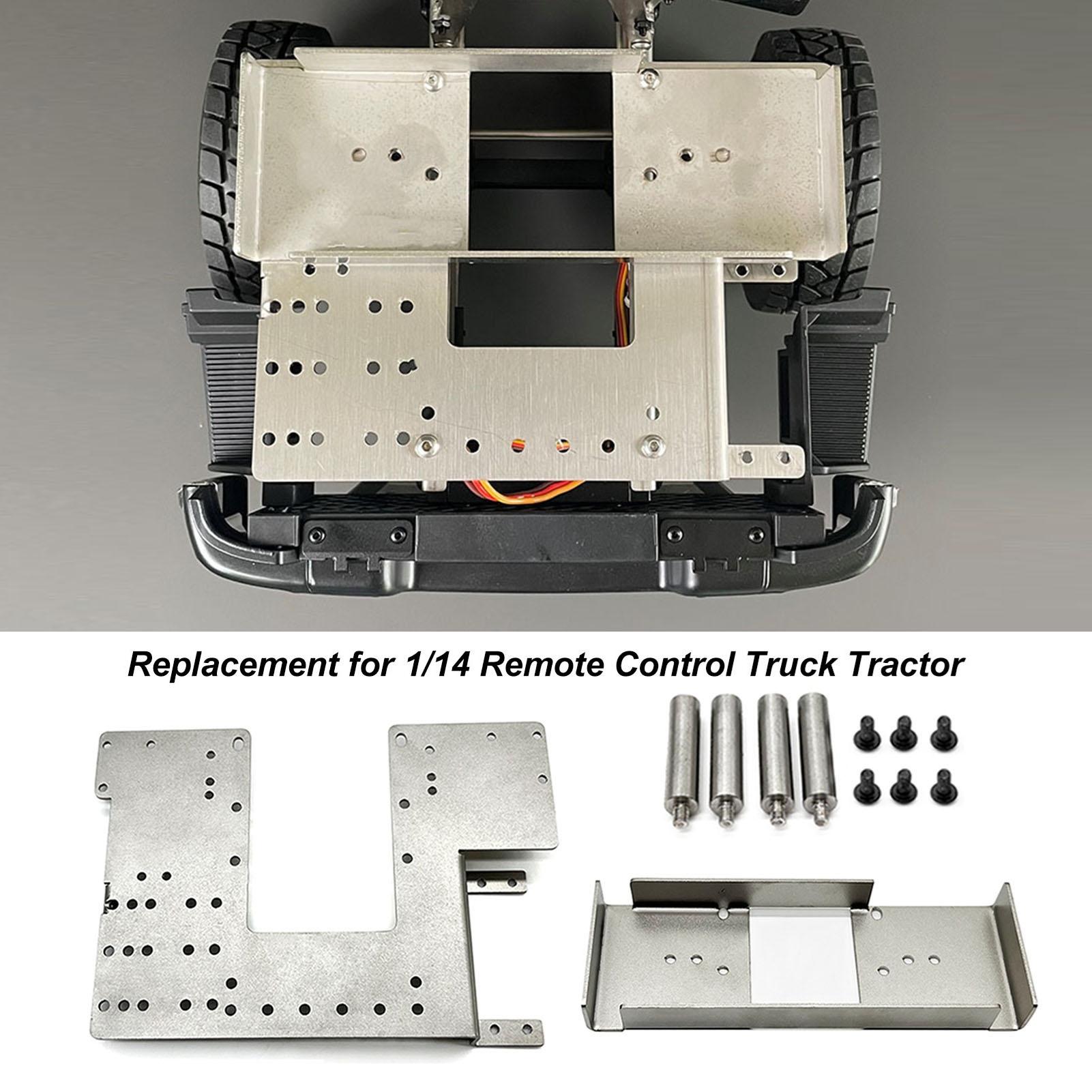 Stainless Steel Second Floor Plate Upper Plate Battery Mount Plate Replacement for 1Celsius14 Remote Control Truck Tractor Car Upgrades Parts
Stainless Steel Second Floor Plate Upper Plate Battery Mount Plate Replacement for 1Celsius14 Remote Control Truck Tractor Car Upgrades Parts