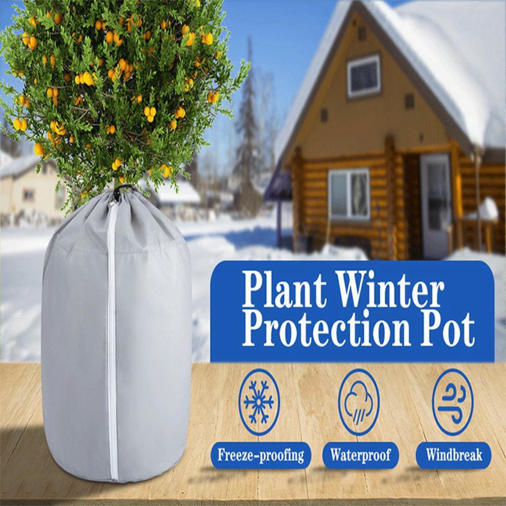 Potted Plant Winter Protection Cover Frost Guard Bag with Drawstring and Zipper,65x70cm Type A
Potted Plant Winter Protection Cover Frost Guard Bag with Drawstring and Zipper,65x70cm Type A