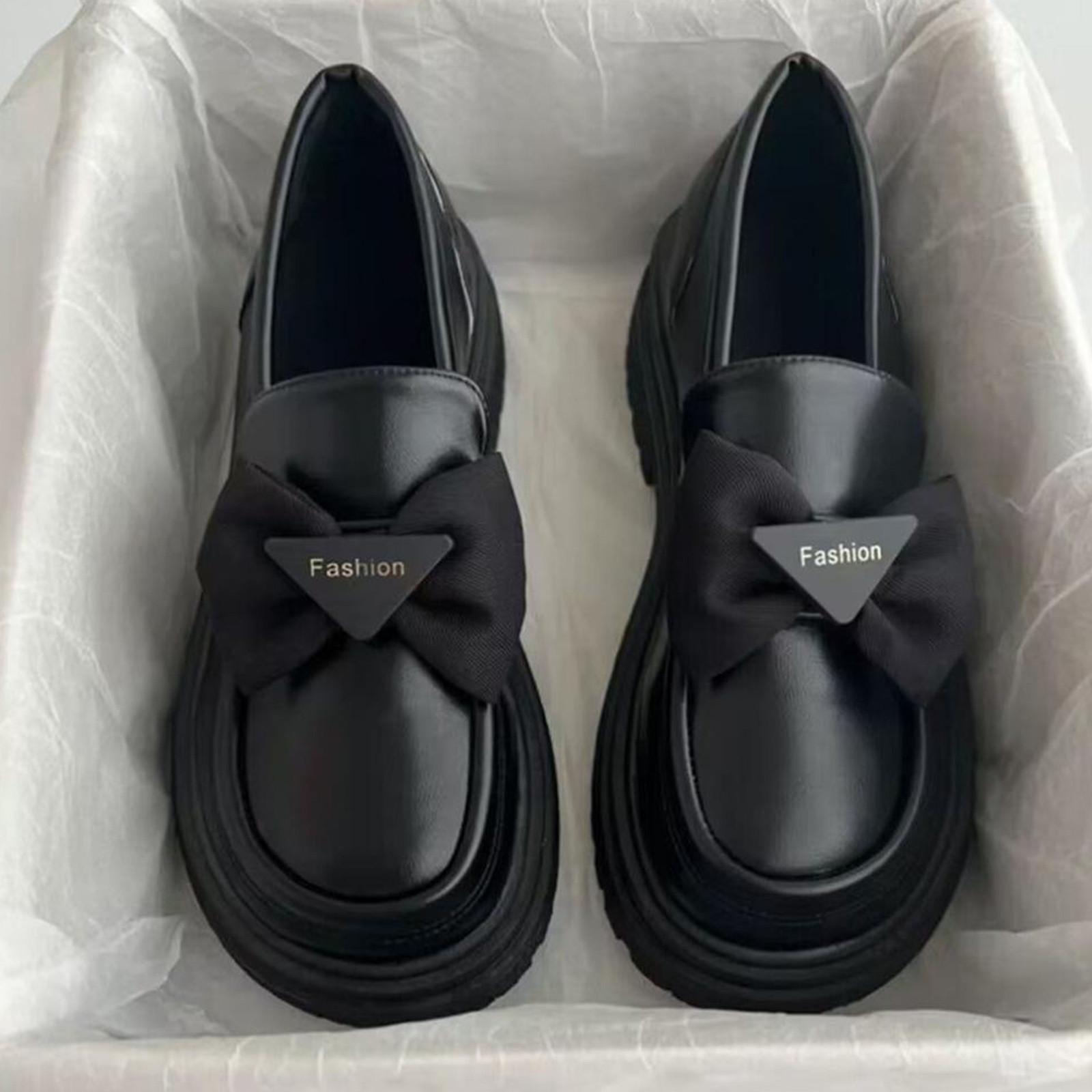 Мокасины с бантом Step On, осенние туфли на толстой подошве, высокие, маленькие, кожаные, женские, в британском стиле 35 чёрный
Мокасины с бантом Step On, осенние туфли на толстой подошве, высокие, маленькие, кожаные, женские, в британском стиле 35 чёрный