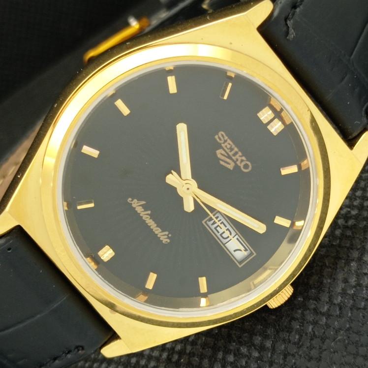 REFURBISHED VINTAGE SEIKO 5 AUTO 6309A JAPAN MENS D/D BLACK WATCH 593c-a314888-2 SKU593c-a314888
REFURBISHED VINTAGE SEIKO 5 AUTO 6309A JAPAN MENS D/D BLACK WATCH 593c-a314888-2 SKU593c-a314888