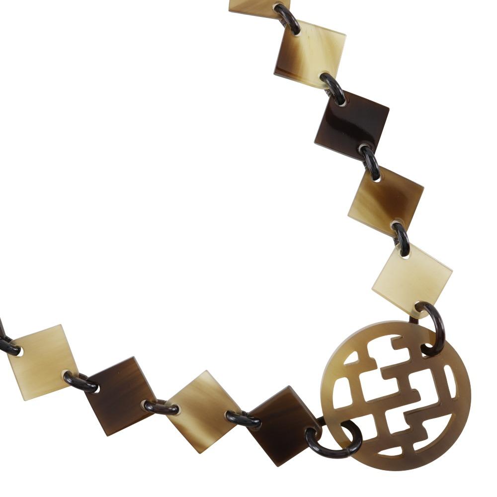 HERMES Diva Necklace Brown Buffalo horn 32.7g Women Used
HERMES Diva Necklace Brown Buffalo horn 32.7g Women Used