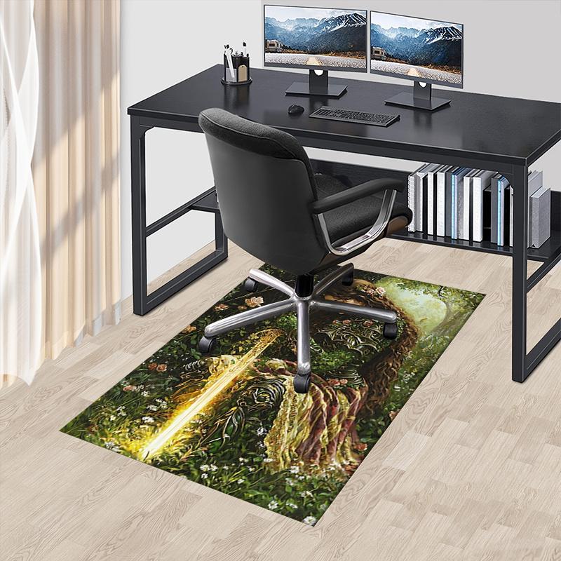 Lord of the Rings Polyester Office Carpet Chair Mats, Home Decor Dormitory Floor Protector with Anti-Skid Backing, Large Area Coverage,Chris 60cm by 90cm
Lord of the Rings Polyester Office Carpet Chair Mats, Home Decor Dormitory Floor Protector with Anti-Skid Backing, Large Area Coverage,Chris 60cm by 90cm