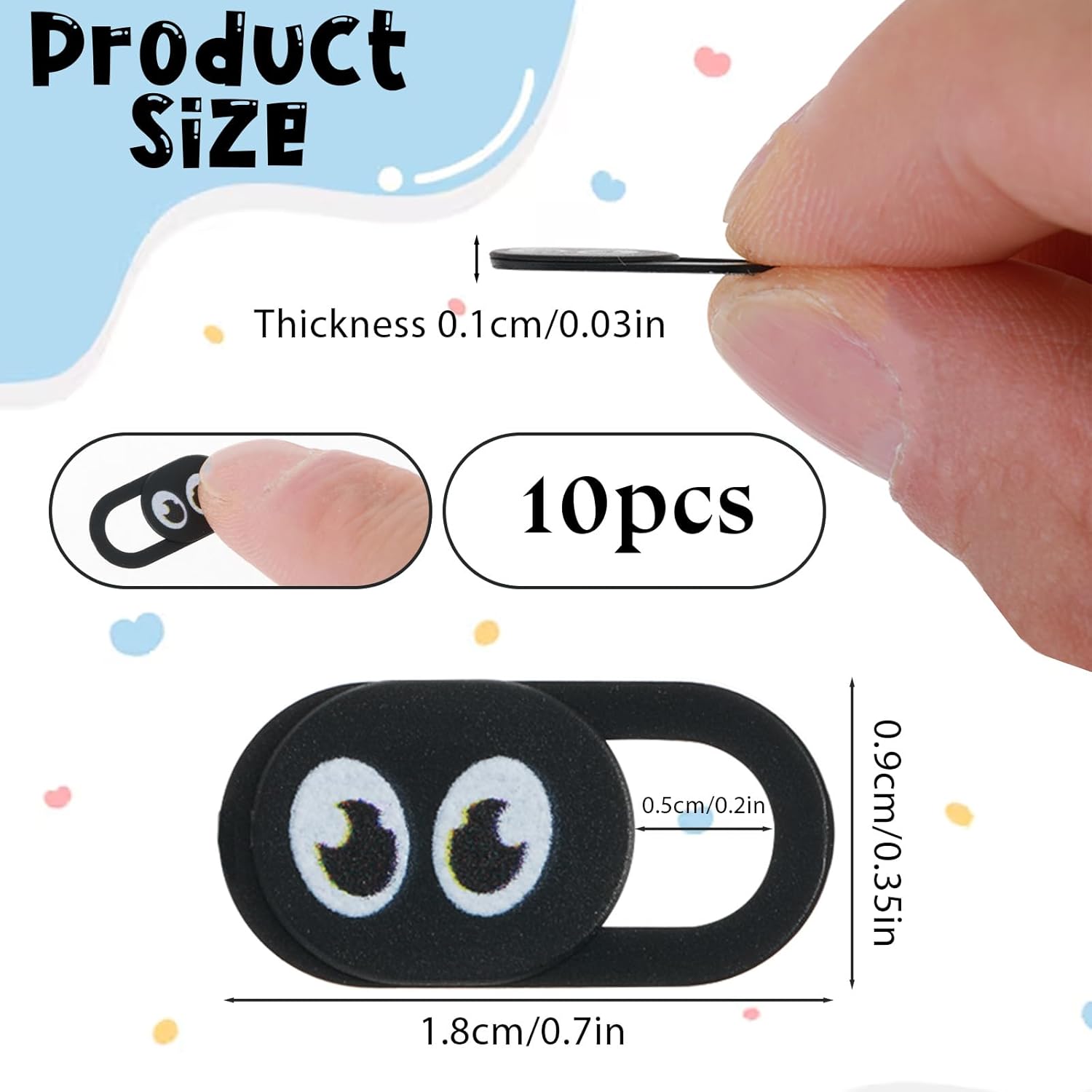 10 Pcs Laptop Camera Cover Slide, Webcam Cover Slide, Laptop Camera Cover Slide Thin, Cell Phone Camera Cover, Protect Your Privacy Security, Camera
10 Pcs Laptop Camera Cover Slide, Webcam Cover Slide, Laptop Camera Cover Slide Thin, Cell Phone Camera Cover, Protect Your Privacy Security, Camera