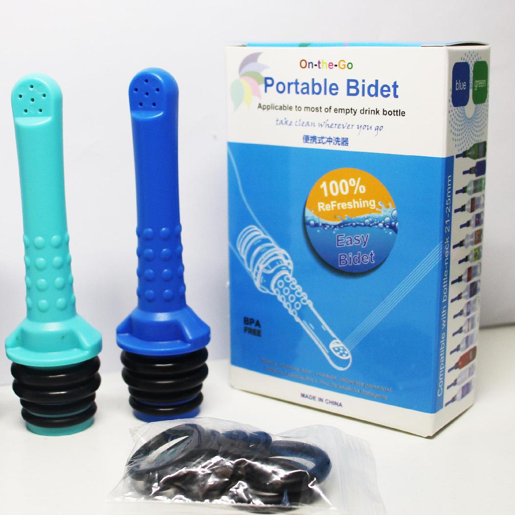 2 ШТ Карманный биде-спрей Персональный очиститель Ручной Сиденье Туалет Биде Гигиена Мытье Путешествия Моющая насадка Детали для биде