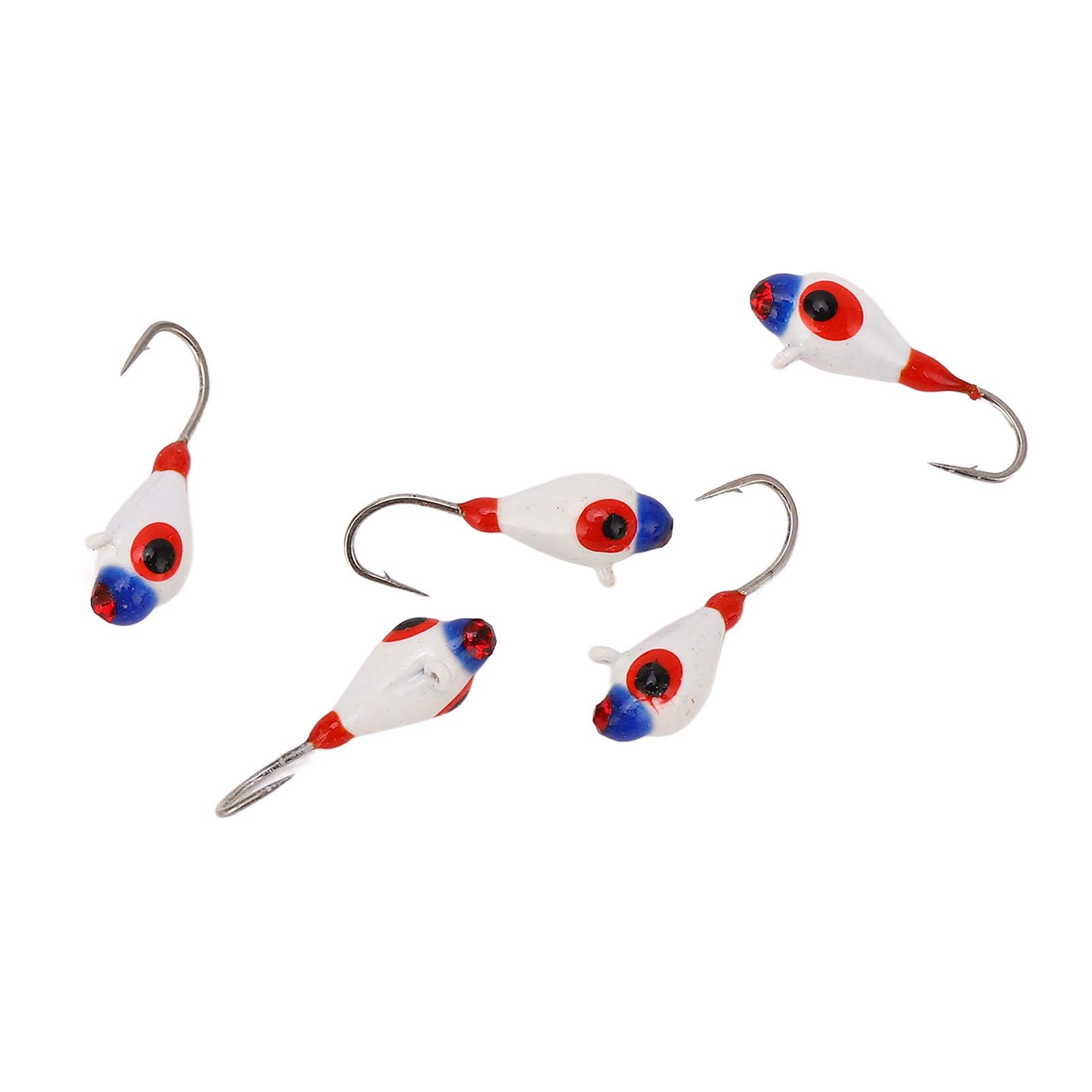 5 PCS Outdoor Ice Fishing Jigs Kit Ice Fishing Perch Hooks Winter Fishing Lures 4MM
5 PCS Outdoor Ice Fishing Jigs Kit Ice Fishing Perch Hooks Winter Fishing Lures 4MM