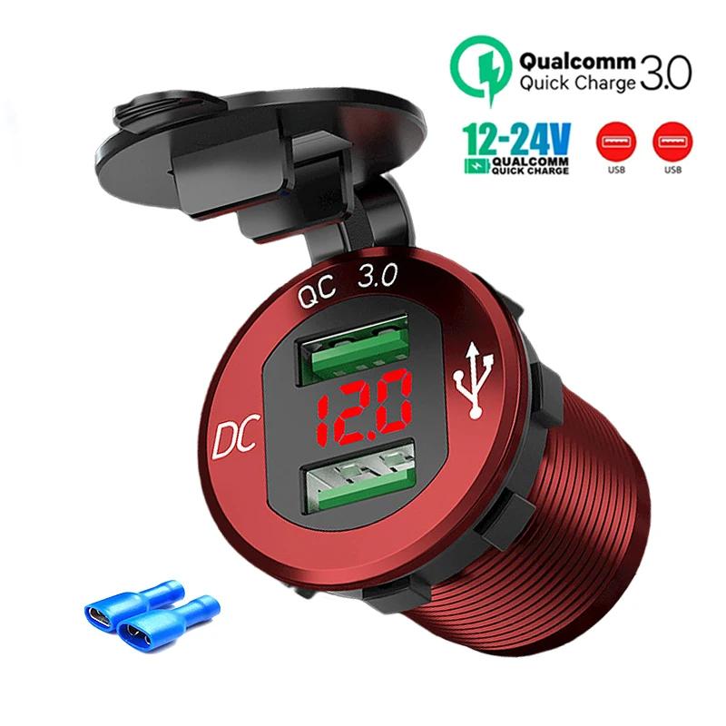 Kewig 12V Dual QC 3.0 USB зарядное гнездо со светодиодным вольтметром водонепроницаемый адаптер питания для автомобиля мотоцикла грузовика автофургона морской красный
Kewig 12V Dual QC 3.0 USB зарядное гнездо со светодиодным вольтметром водонепроницаемый адаптер питания для автомобиля мотоцикла грузовика автофургона морской красный