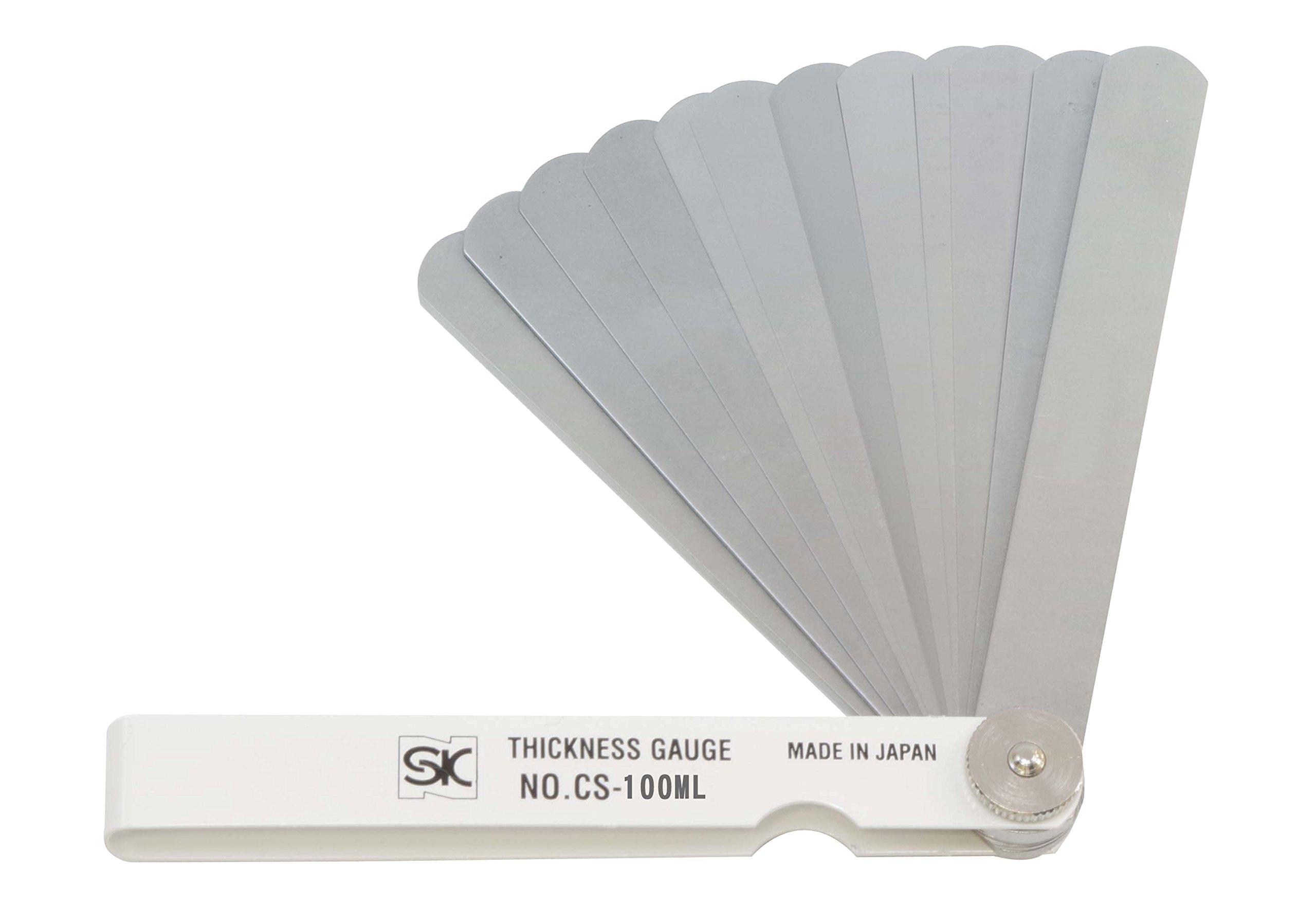 Niigata Seiki SK Made in Japan Thickness Gauge Color Sleeve Type White 19 Pieces 100mm (Gap Gauge) CS-100ML 0.01-1.00mm
Niigata Seiki SK Made in Japan Thickness Gauge Color Sleeve Type White 19 Pieces 100mm (Gap Gauge) CS-100ML 0.01-1.00mm