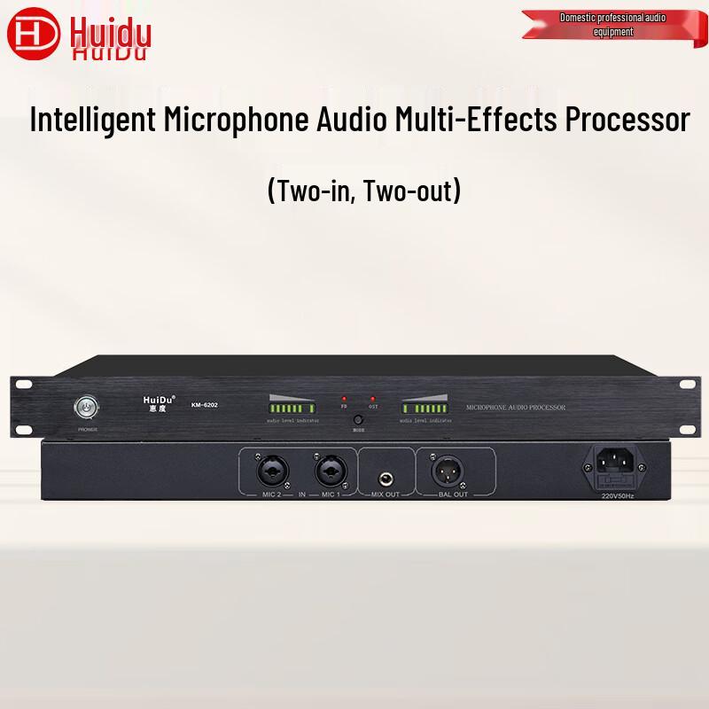 HuiDu KM-6202 Professional Automatic Digital Feedback Suppressor (CN version)
HuiDu KM-6202 Professional Automatic Digital Feedback Suppressor (CN version)