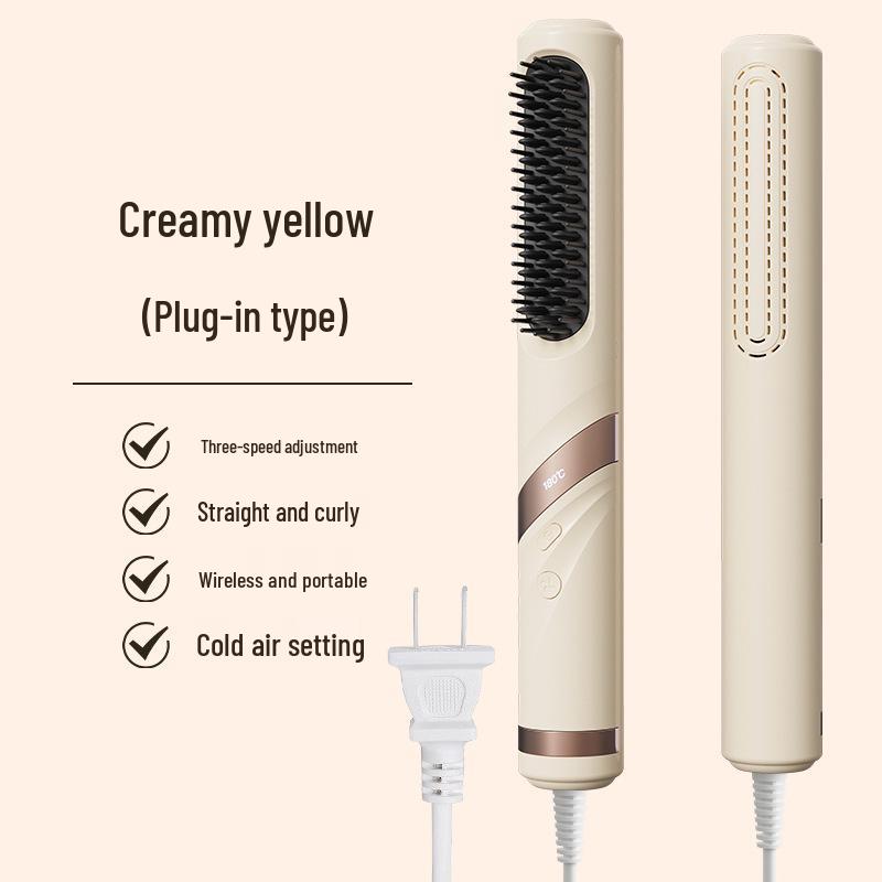 Cold Air Ion Straightening & Curling Comb - Non-Damaging, Multi-Functional Styling Tool
Cold Air Ion Straightening & Curling Comb - Non-Damaging, Multi-Functional Styling Tool