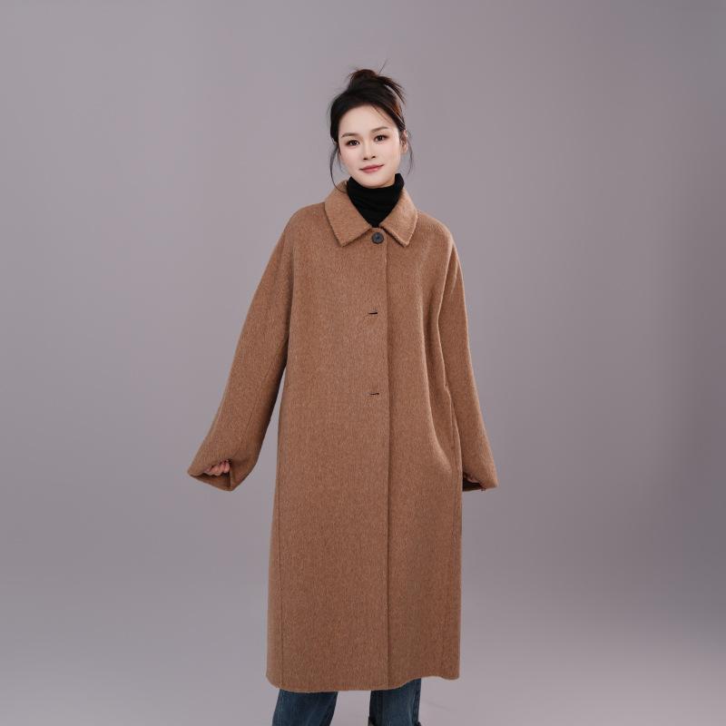 Женское двустороннее пальто высокого класса средней длины, новое классическое двустороннее шерстяное 23160 для осени и зимы M какао
Женское двустороннее пальто высокого класса средней длины, новое классическое двустороннее шерстяное 23160 для осени и зимы M какао