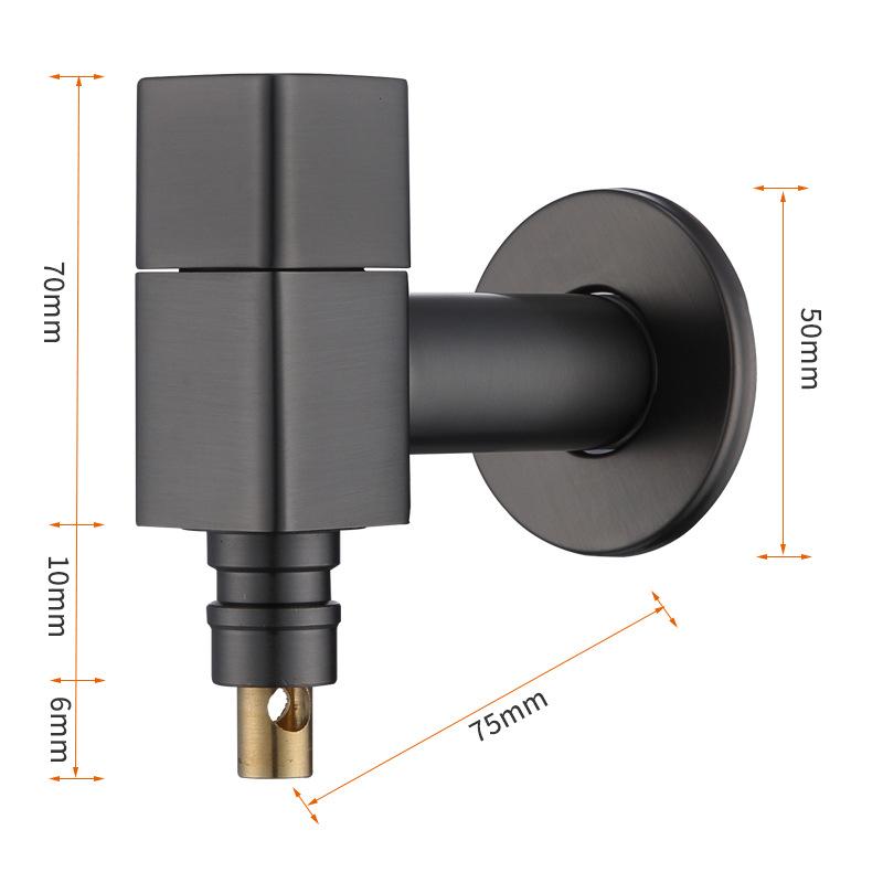 Black Brass Extended Outdoor Garden Faucet Wall Mounted Bathroom Corner Washing Machine Tap Durable Water Supply Valve
Black Brass Extended Outdoor Garden Faucet Wall Mounted Bathroom Corner Washing Machine Tap Durable Water Supply Valve