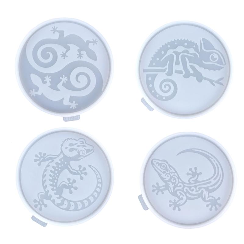 4Pcs Craft Mold Cup Mats Moulds Resin Cup Pad Moulds Lizard Shape Resin Mold Jewelry Making Tool Silicone Texture 1
4Pcs Craft Mold Cup Mats Moulds Resin Cup Pad Moulds Lizard Shape Resin Mold Jewelry Making Tool Silicone Texture 1
