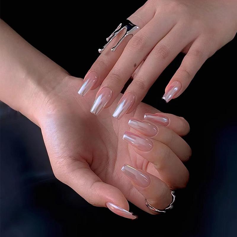 Aurora Iridescent Ballerina Medium-Long Wearable Nail Tips - Seamless, Removable False Nails UV Gel Polish
Aurora Iridescent Ballerina Medium-Long Wearable Nail Tips - Seamless, Removable False Nails UV Gel Polish