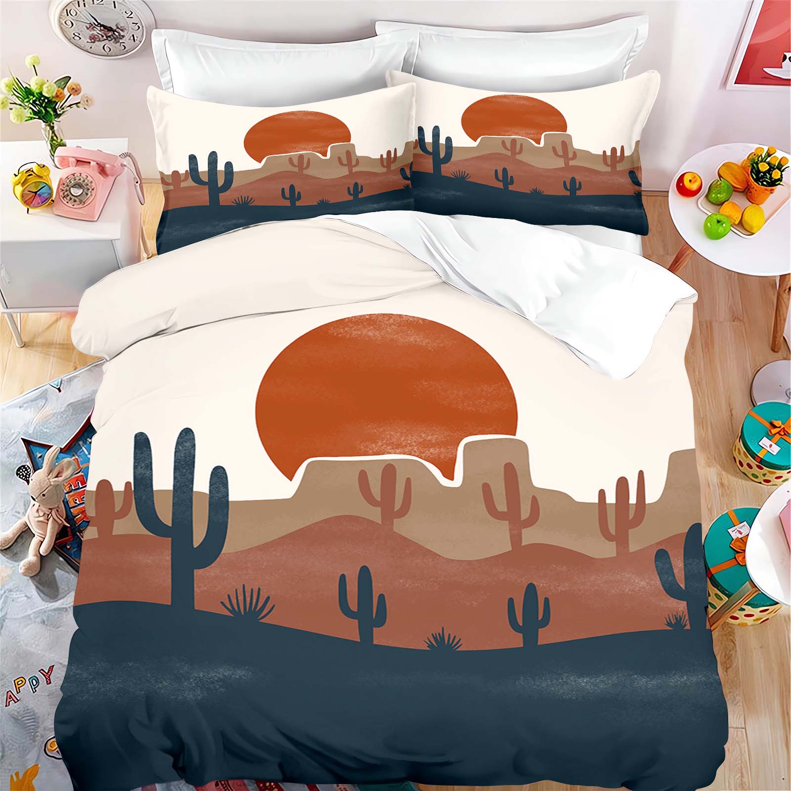 Green plants, flamingos Anime Bedding Set Duvet CoverPolyester Suitable For Children And Adults 3-Piece Set 135x200cm
Green plants, flamingos Anime Bedding Set Duvet CoverPolyester Suitable For Children And Adults 3-Piece Set 135x200cm