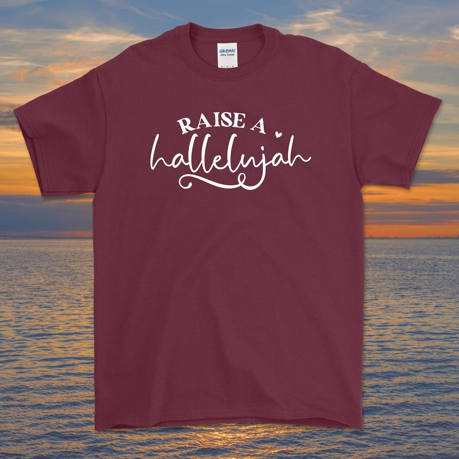 Raise A Hallelujah graphic tee shirt | Christian Bible God Psalm Gospel S
Raise A Hallelujah graphic tee shirt | Christian Bible God Psalm Gospel S