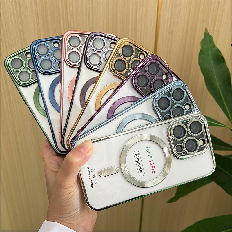 Suitable for Apple 15promax Phone Case 16, MagSafe with Lens Film 13, Transparent 14Pro Magnetic Case iPhone 16
Suitable for Apple 15promax Phone Case 16, MagSafe with Lens Film 13, Transparent 14Pro Magnetic Case iPhone 16