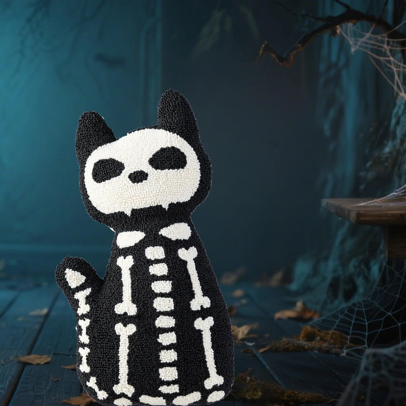 Хэллоуинская жуткая кошка плюшевая игрушка One Size
Хэллоуинская жуткая кошка плюшевая игрушка One Size