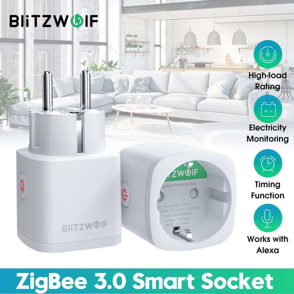 Bw-shp13 Eu Plug 3680w Zigbee 3.0 Smart Socket App Пульт дистанционного управления таймер работает с Alexa Google Assistant Smart Home
Bw-shp13 Eu Plug 3680w Zigbee 3.0 Smart Socket App Пульт дистанционного управления таймер работает с Alexa Google Assistant Smart Home