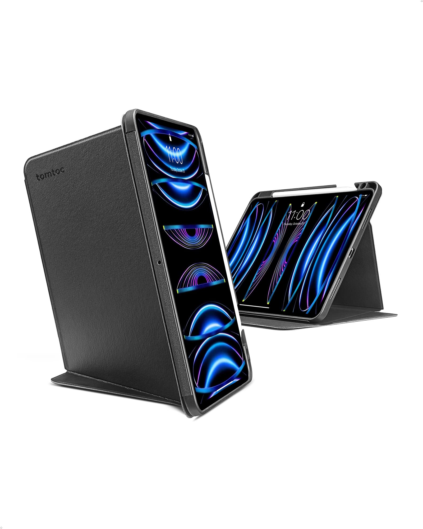 Чехол tomtoc iPad Pro 11 дюймов, совместимый с Generation Pen Storage 3 режима, противоударный, полностью защитный чехол, вертикальный, умный чехол, подставка, набор текста, фильм
Чехол tomtoc iPad Pro 11 дюймов, совместимый с Generation Pen Storage 3 режима, противоударный, полностью защитный чехол, вертикальный, умный чехол, подставка, набор текста, фильм