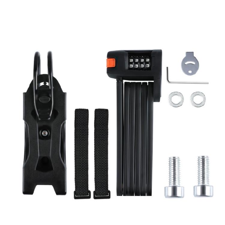 Bike Lock Zincs Alloys Four-Digit Security Antitheft Lock Folded Passwords Lock for Various Weather Use 1
Bike Lock Zincs Alloys Four-Digit Security Antitheft Lock Folded Passwords Lock for Various Weather Use 1