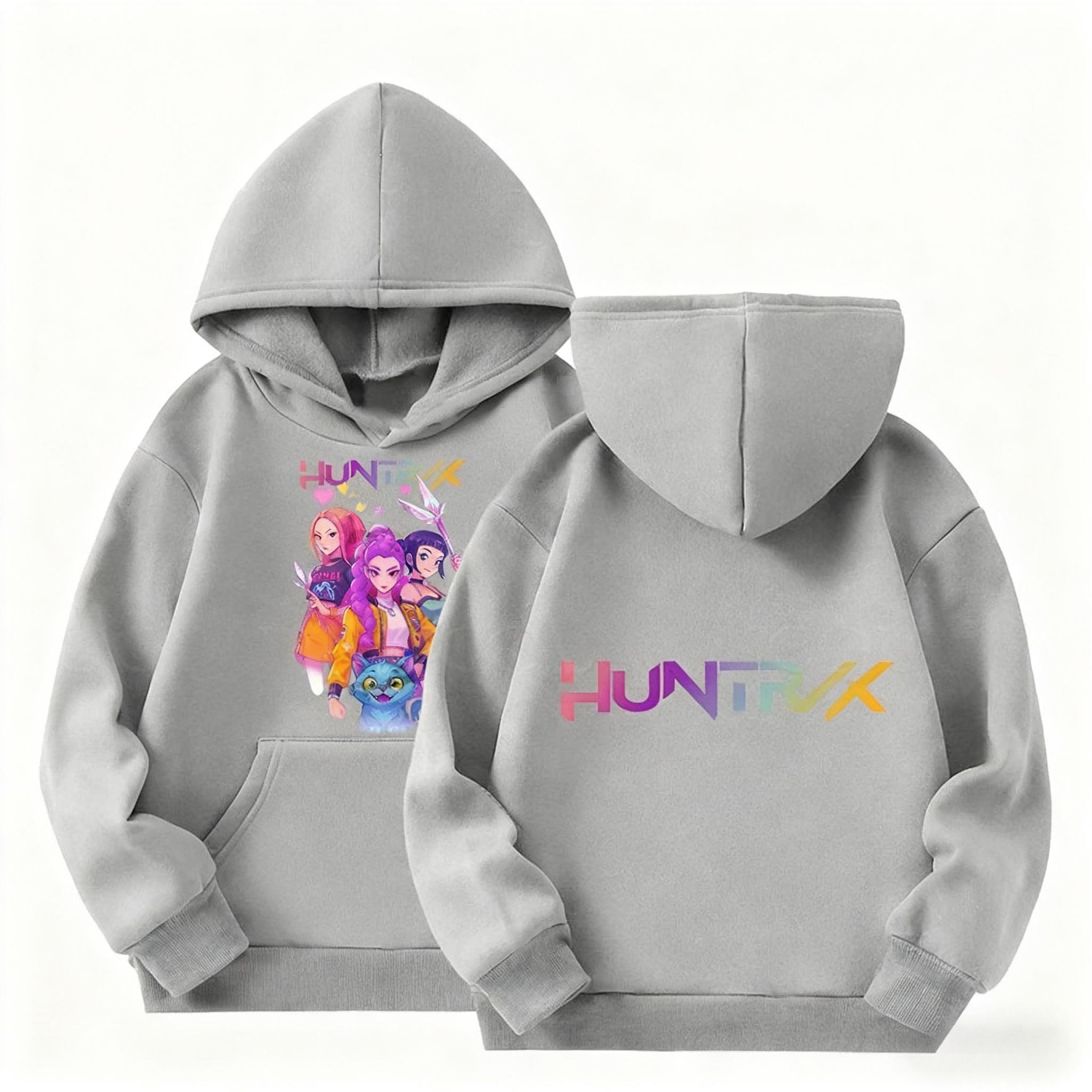K-Pop Мисливці на демонів Huntrx Толстовки з довгим рукавом Мультяшна графіка Дитячі Дівчачі Толстовки з капюшоном Осінь Зима Теплі Топи Дитячий Подарунок Одяг 120
K-Pop Мисливці на демонів Huntrx Толстовки з довгим рукавом Мультяшна графіка Дитячі Дівчачі Толстовки з капюшоном Осінь Зима Теплі Топи Дитячий Подарунок Одяг 120