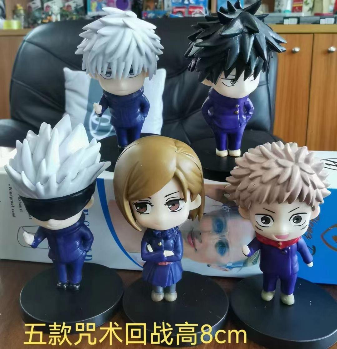 5Pcs Anime Jujutsu Kaisen Set Figure Itadori Yuji Toy Kugisaki Nobara Model Action Figure Satoru Gojo Fushiguro Megumi 10CM No box
5Pcs Anime Jujutsu Kaisen Set Figure Itadori Yuji Toy Kugisaki Nobara Model Action Figure Satoru Gojo Fushiguro Megumi 10CM No box