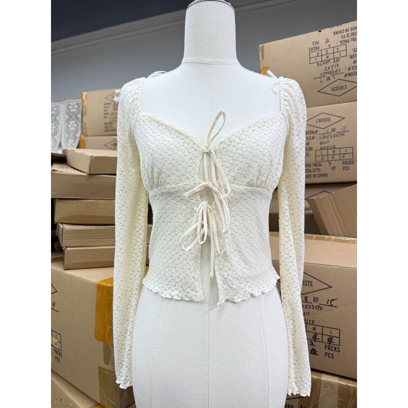 Foreign Trade Order Lush Exquisite Square-Cut Collar Lace with Hollow out Slightly Transparent Lace Long sleeve Top Pure Desire Style Lace Shirt Apricot XS
Foreign Trade Order Lush Exquisite Square-Cut Collar Lace with Hollow out Slightly Transparent Lace Long sleeve Top Pure Desire Style Lace Shirt Apricot XS